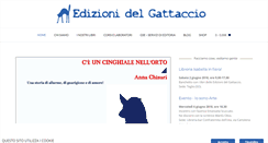 Desktop Screenshot of edizionidelgattaccio.it
